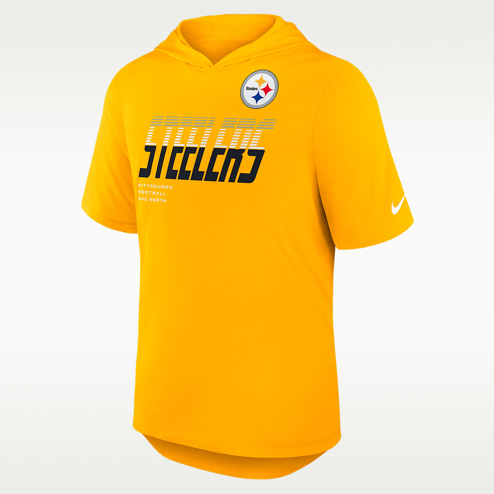 Pittsburgh Steelers Men's Nike Dri-FIT NFL Hooded T-Shirt. Nike.com